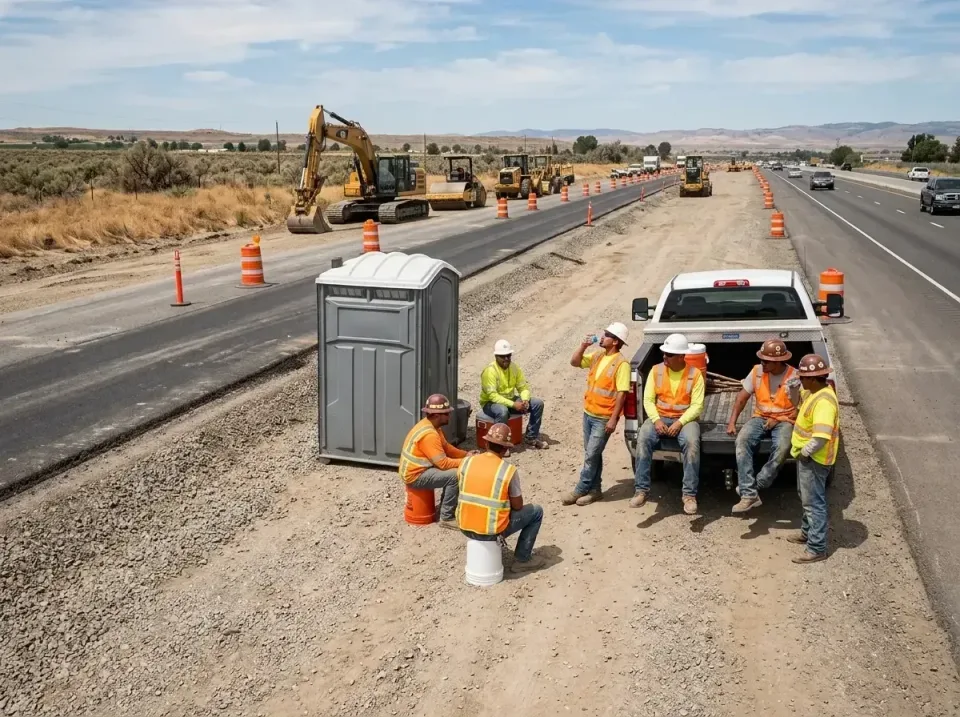 highway-road-construction-crew-007 — frequently asked questions, Porta Potty and Restroom Rentals in Stockton, CA